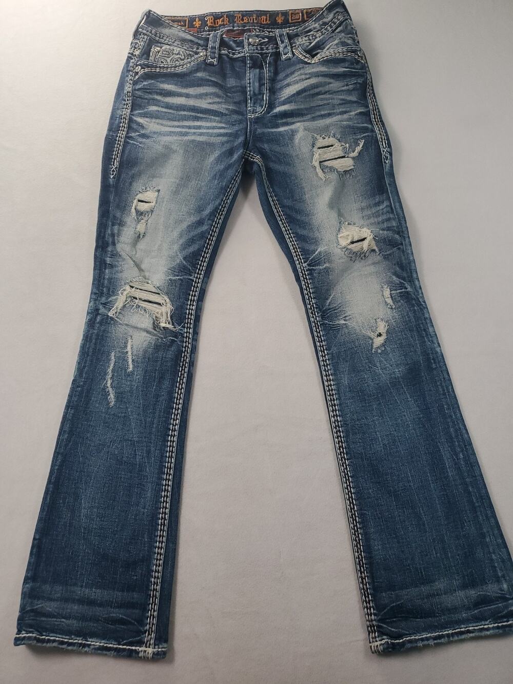 Rock Revival Jeans "Semah" Mid-Rise Boot 29 X 30